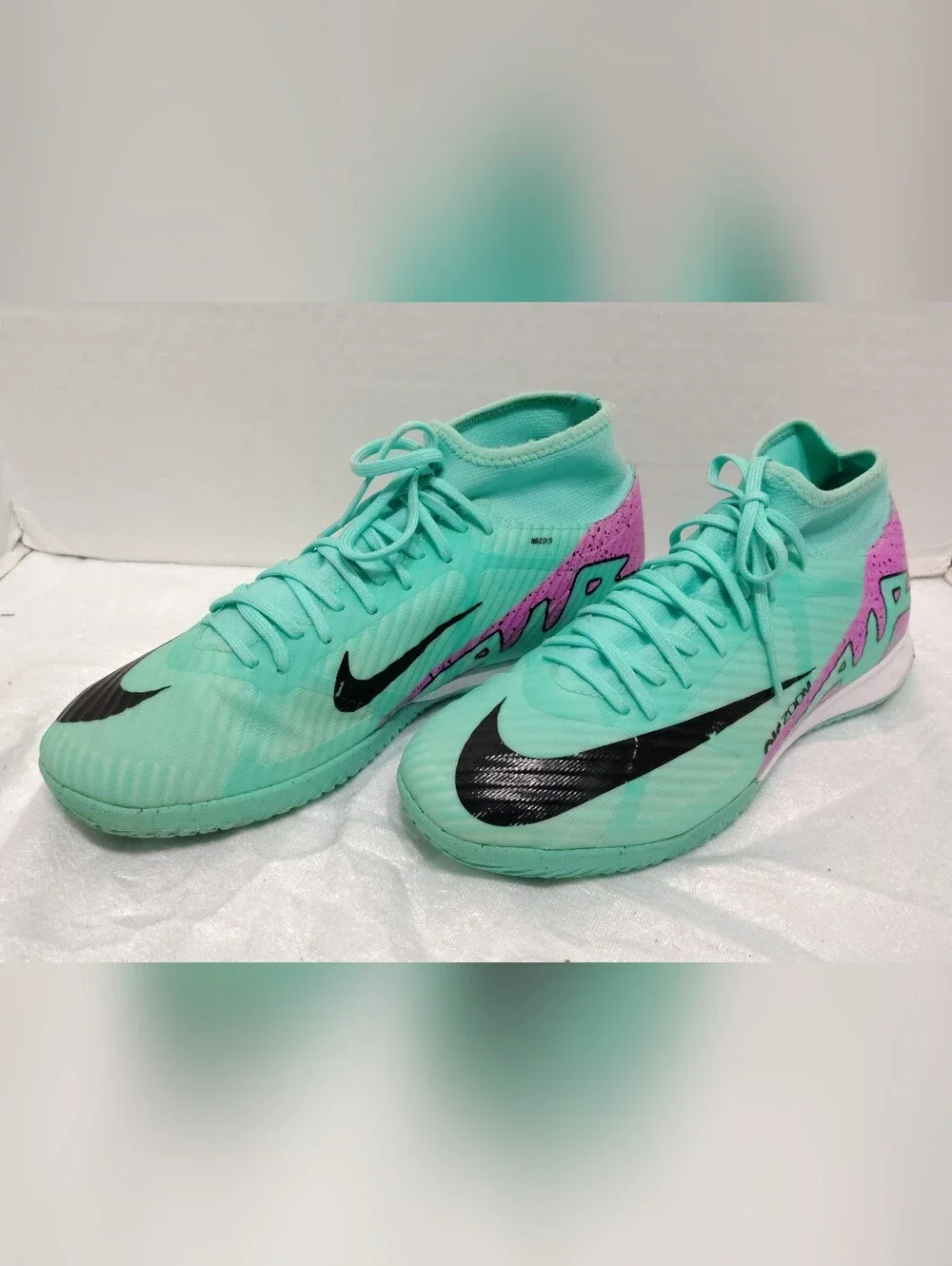 Nike Air Zoom Mercurial Superfly 9, Men's # 7.5 Academy Indoor